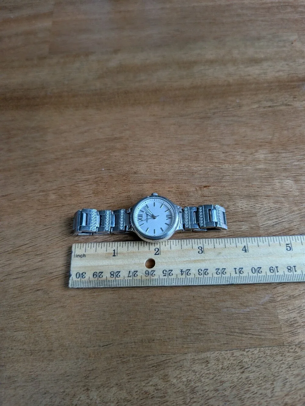 Fossil BQ1604 Spectacle Rhinestone Silver Tone Women's Stainless Steel Watch